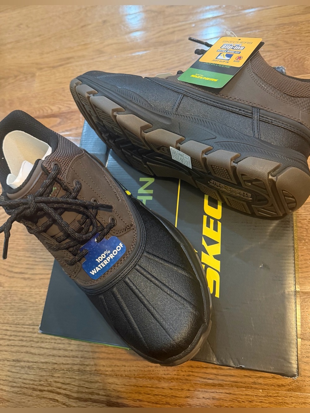Skechers Hands Free Slip-ins® John Deere Waterproof Relaxed Fit: Swamper 8.5EE